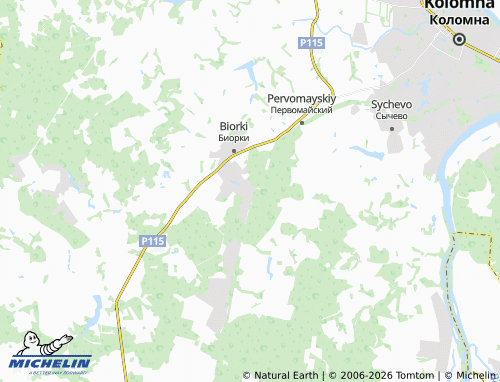 Carte MICHELIN Lesnoy - ViaMichelin