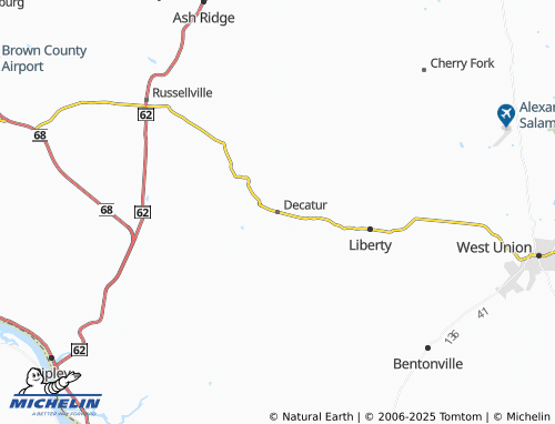 MICHELIN Decatur map - ViaMichelin