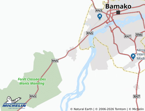 Mapa MICHELIN Samanko - ViaMichelin
