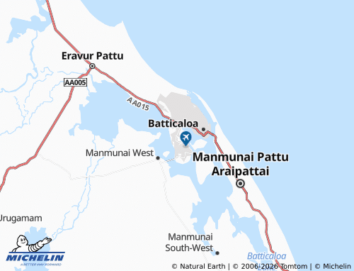 Mappa MICHELIN Thiruperunthurai - ViaMichelin
