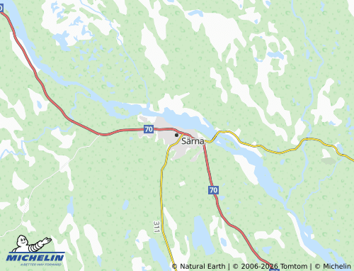 Carte MICHELIN Särna - ViaMichelin