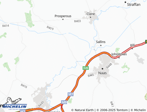 MICHELIN Carragh map - ViaMichelin