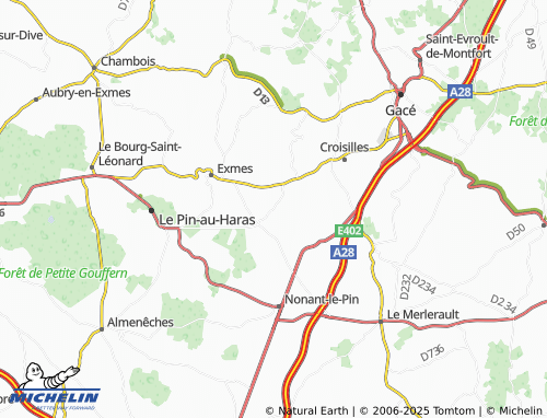 Mappa MICHELIN Ginai - ViaMichelin
