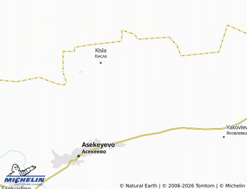 MICHELIN-Landkarte Khlebodarovka - ViaMichelin