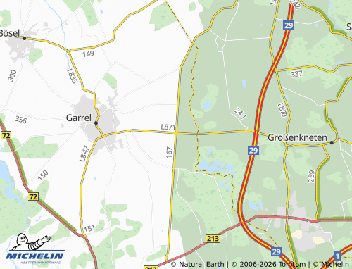 MICHELIN Beverbruch map - ViaMichelin