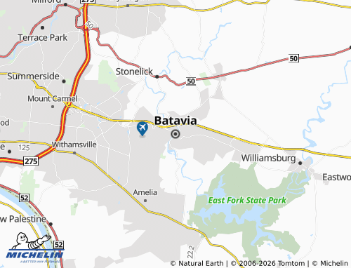 Carte MICHELIN Batavia - ViaMichelin