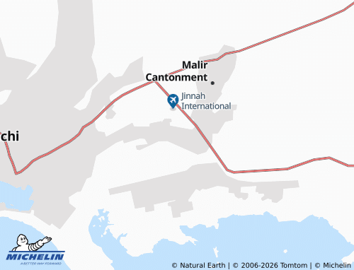 Mappa MICHELIN Drigh Road - ViaMichelin
