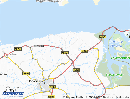 Carte MICHELIN Easternijtsjerk - ViaMichelin