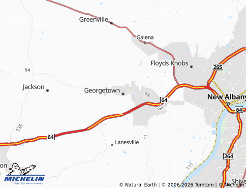 Mapa MICHELIN Georgetown - ViaMichelin