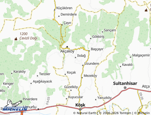 MICHELIN Ilıdağ map - ViaMichelin