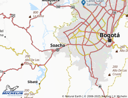 MICHELIN Urbanización Terreros map - ViaMichelin