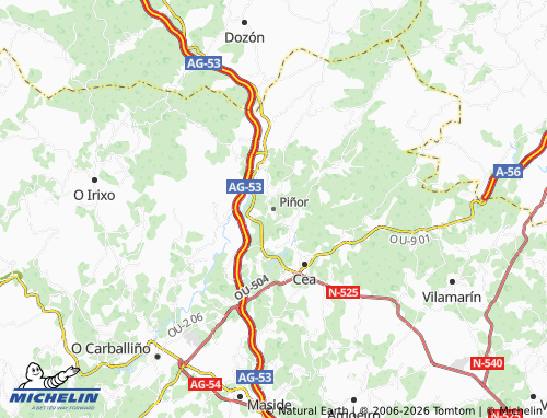 Mappa MICHELIN Piñor - ViaMichelin