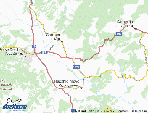 MICHELIN Dabnitsa map - ViaMichelin