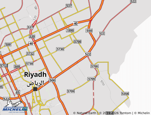 MICHELIN Al Nahdah map - ViaMichelin