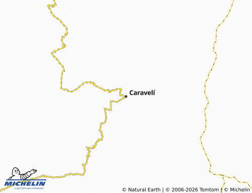 Kaart MICHELIN Caravelí - ViaMichelin