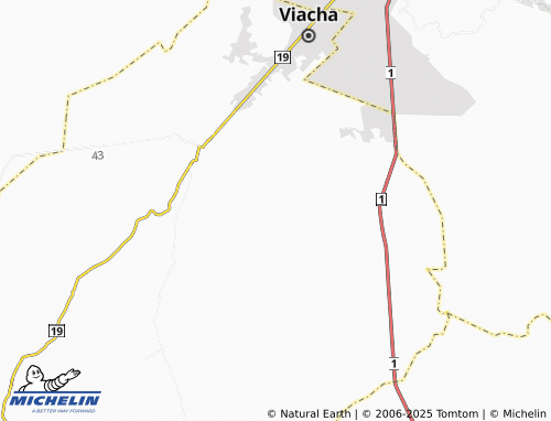 MICHELIN Achica Baja map - ViaMichelin
