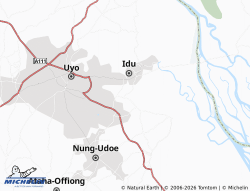 Mappa MICHELIN Mbak Ikot Abasi - ViaMichelin