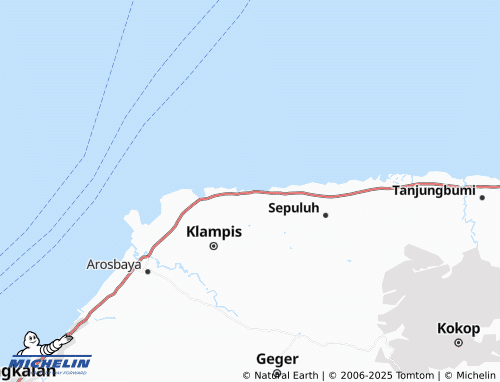 Carte MICHELIN Klampis Timur - ViaMichelin