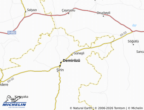 MICHELIN Güneşli map - ViaMichelin