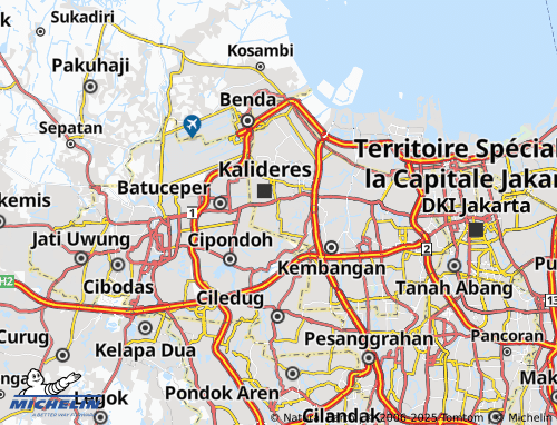 MICHELIN Semanan map - ViaMichelin