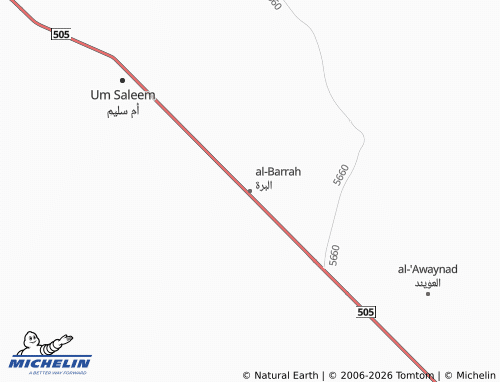 MICHELIN-Landkarte al-Barrah - ViaMichelin