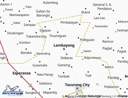 MICHELIN Lambayong map - ViaMichelin