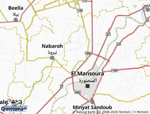 Mapa MICHELIN Kufour al-'Arab - ViaMichelin