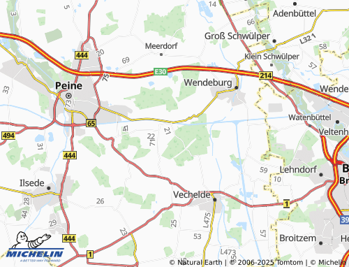 Kaart MICHELIN Fürstenau - ViaMichelin