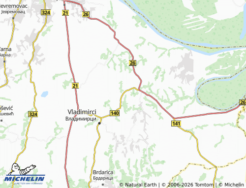 Carte MICHELIN Skupljen - ViaMichelin