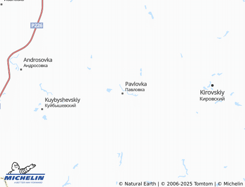 MICHELIN Pavlovka map - ViaMichelin