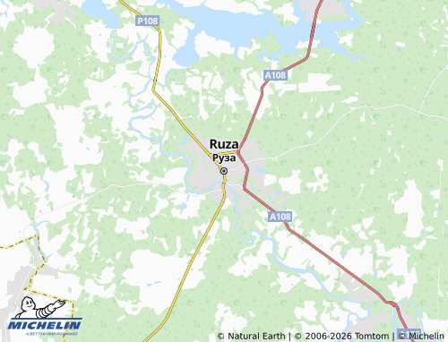 Carte MICHELIN Ruza - ViaMichelin