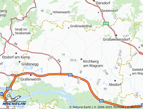MICHELIN-Landkarte Engelmannsbrunn - ViaMichelin
