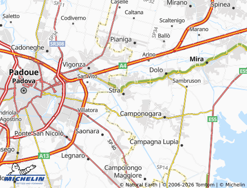 MICHELIN Stra map - ViaMichelin