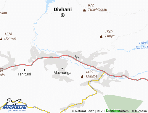 MICHELIN-Landkarte Dzanani - ViaMichelin
