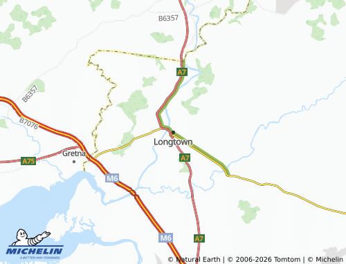 Carte MICHELIN Longtown - ViaMichelin