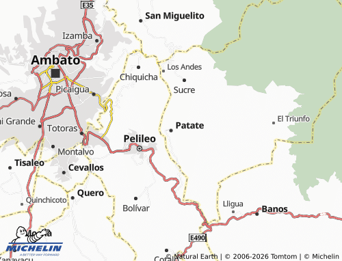 Mappa MICHELIN Patate - ViaMichelin