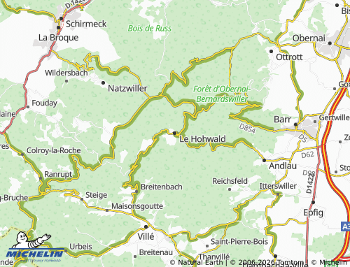 Mapa MICHELIN Le Hohwald - ViaMichelin