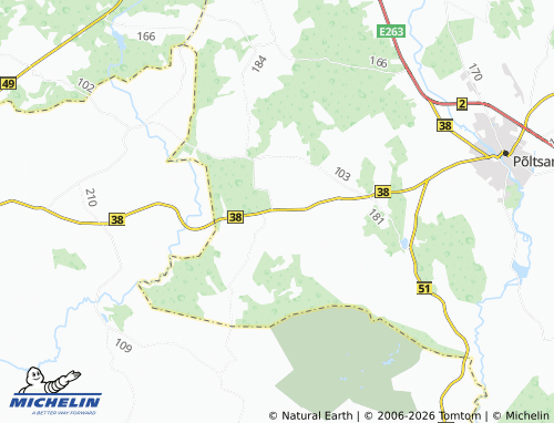 MICHELIN Nõmavere map - ViaMichelin