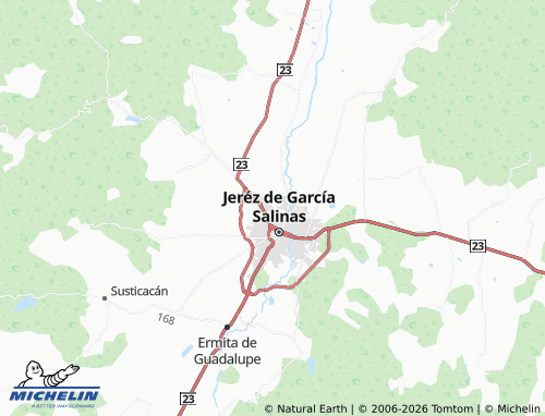 MICHELIN Suave Patria map - ViaMichelin