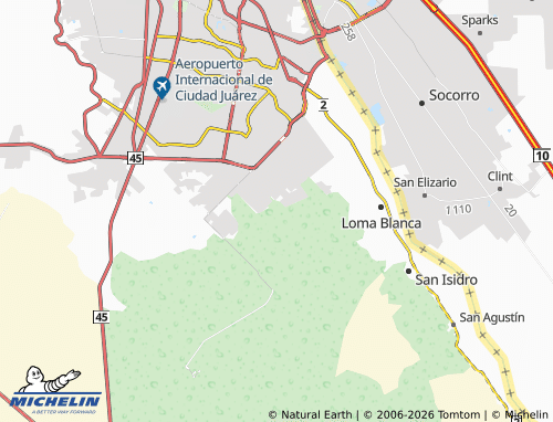 MICHELIN Arecas II La Enramada map - ViaMichelin