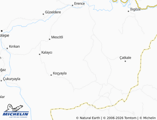 MICHELIN Kuruca map - ViaMichelin