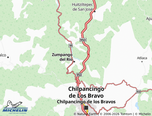 Mapa MICHELIN Del PRI - ViaMichelin