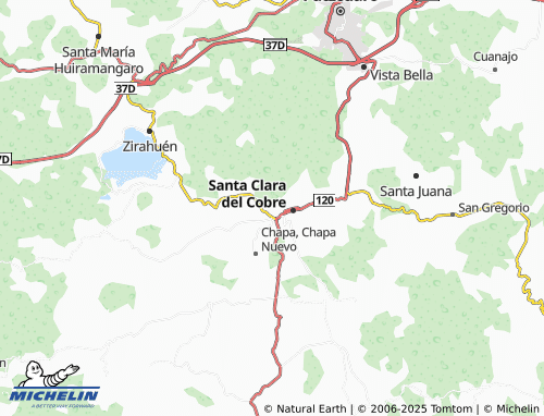MICHELIN Los Manzanillos map - ViaMichelin