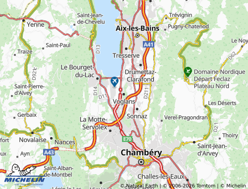 Mapa MICHELIN Voglans - ViaMichelin