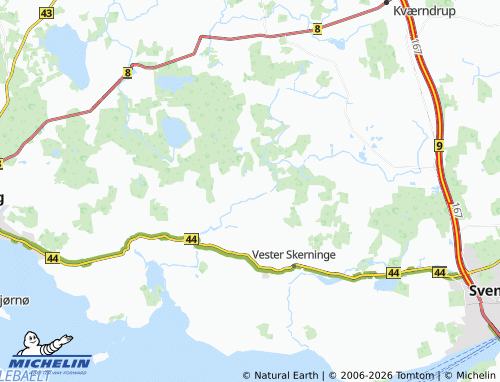 MICHELIN-Landkarte Hundstrup - ViaMichelin