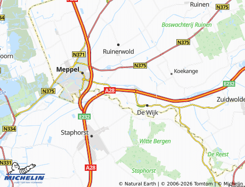 MICHELIN De Schiphorst map - ViaMichelin