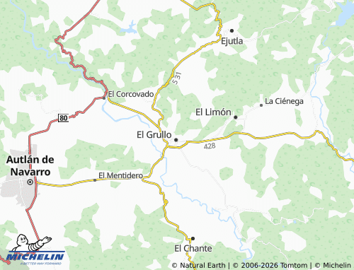 MICHELIN-Landkarte El Cerrito - ViaMichelin