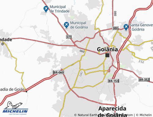 Carte MICHELIN Goiá Setor Veloso - ViaMichelin