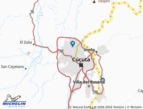 Mapa MICHELIN Chapinero - ViaMichelin