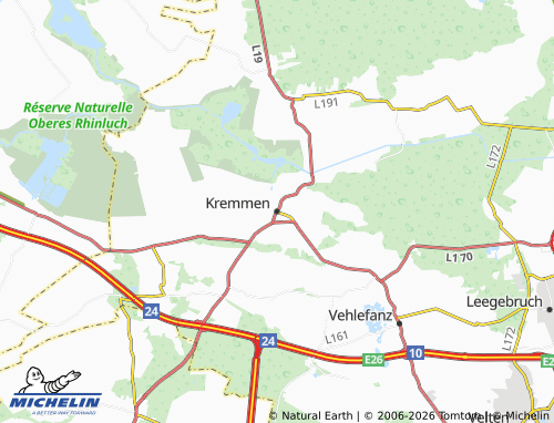 MICHELIN Kremmen map - ViaMichelin